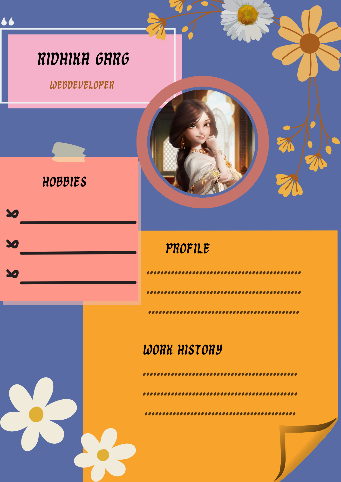 Aesthetic CV Template