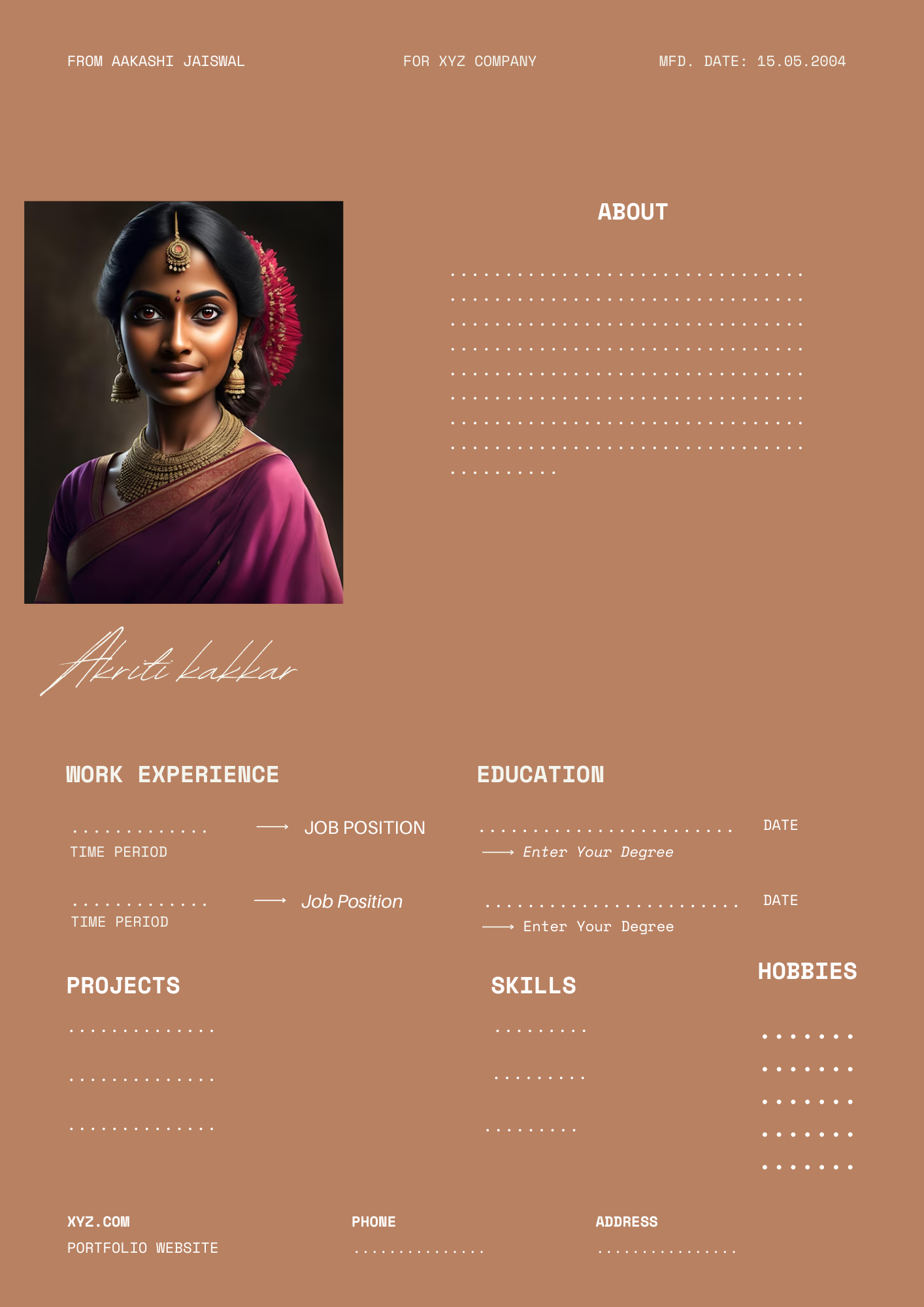 Minimalist CV Template